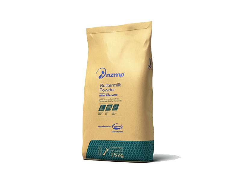 Buttermilk powder bag