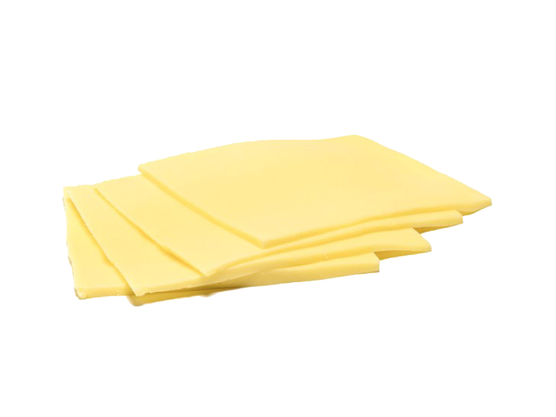 Edam cheese slices