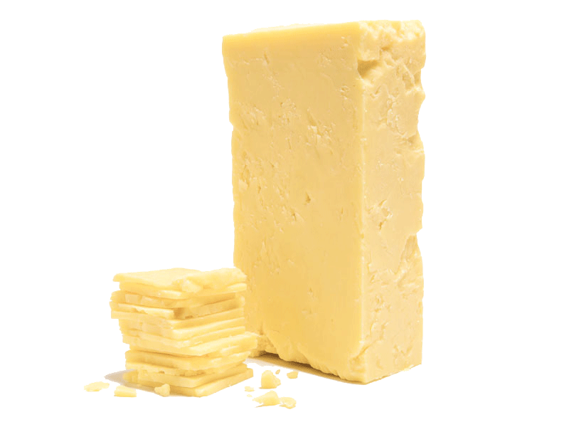 Mature cheddar cheese crumbled